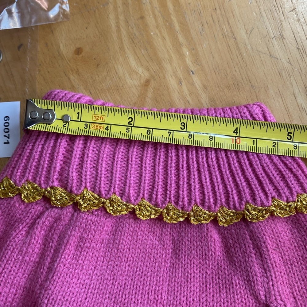 ! Dog Vipoochy Sweaters size S pink with crown mix wool with angora ligh… - Picture 7 of 9